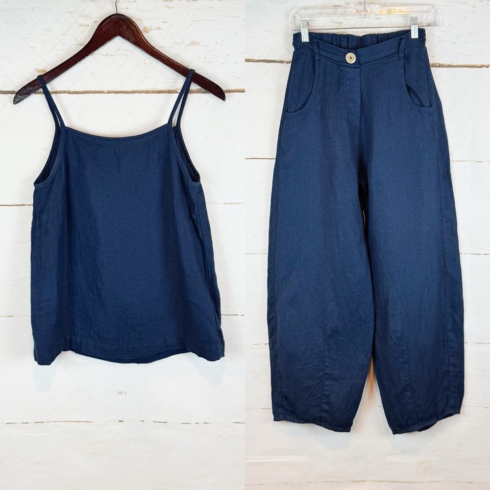 Linenfox | Blue 2-Piece Set, XS